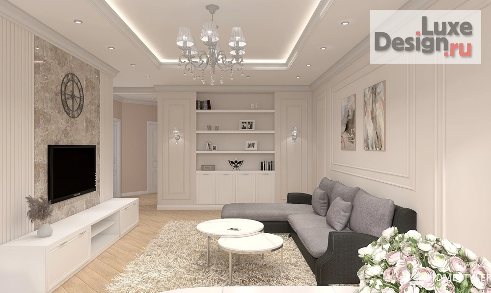 Дизайн интерьера трехкомнатной квартиры "Проект трехкомнатной квартиры " (фото 4)