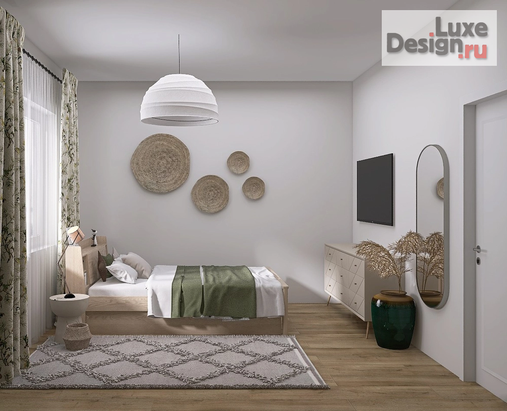 Дизайн интерьера двухкомнатной квартиры "Интерьер в стиле джапанди" (фото 11)