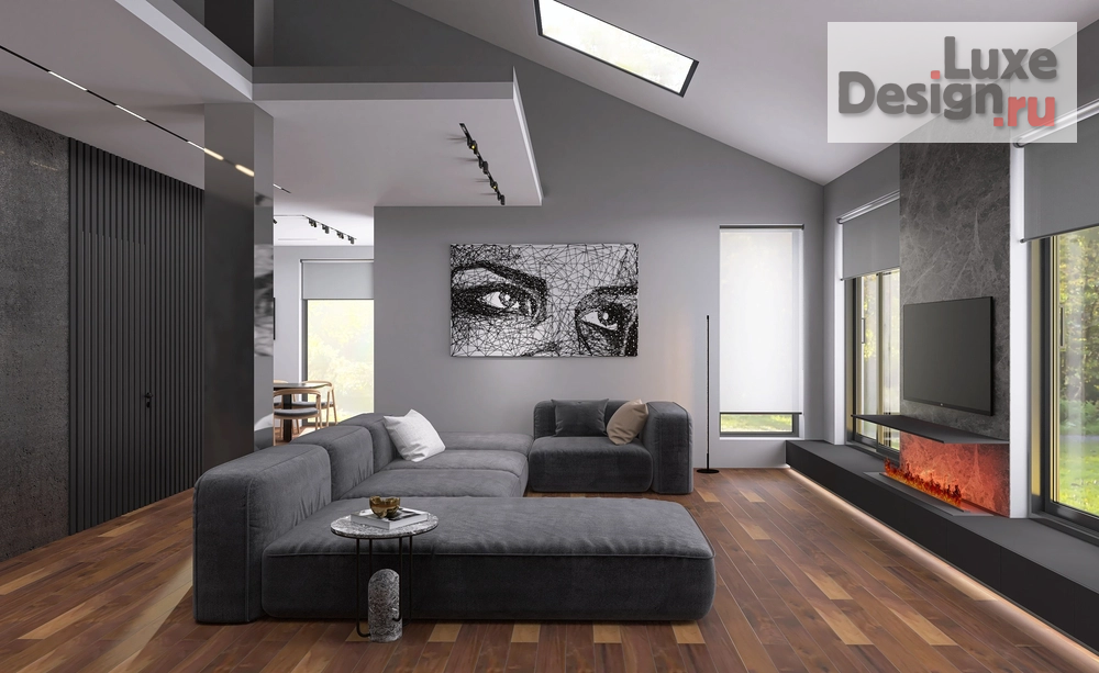 Дизайн интерьера частного дома "Дизайн проект в стиле Лофт" (фото 13)