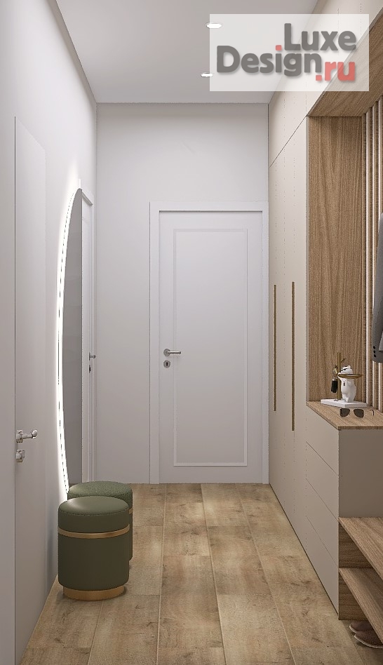 Дизайн интерьера двухкомнатной квартиры "Интерьер в стиле джапанди" (фото 17)