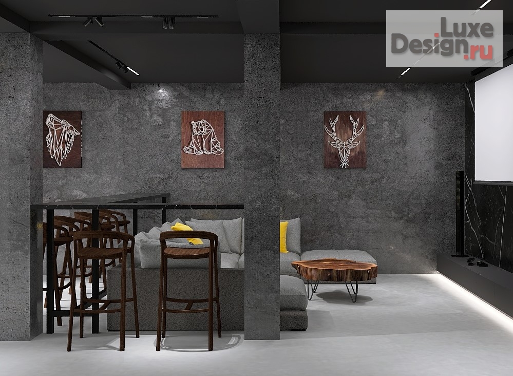 Дизайн интерьера частного дома "Дизайн проект в стиле Лофт" (фото 28)