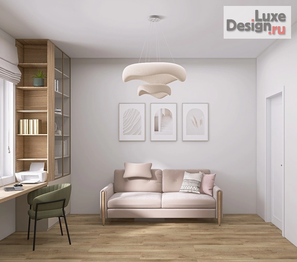 Дизайн интерьера двухкомнатной квартиры "Интерьер в стиле джапанди" (фото 9)