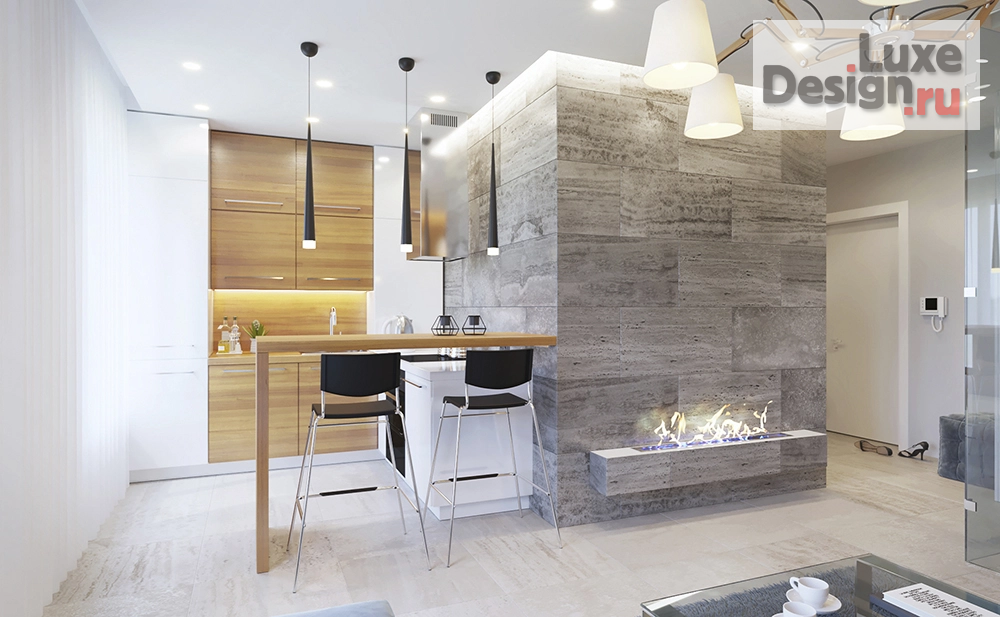 Дизайн интерьера квартиры студии "Квартира-студия" (фото 9)