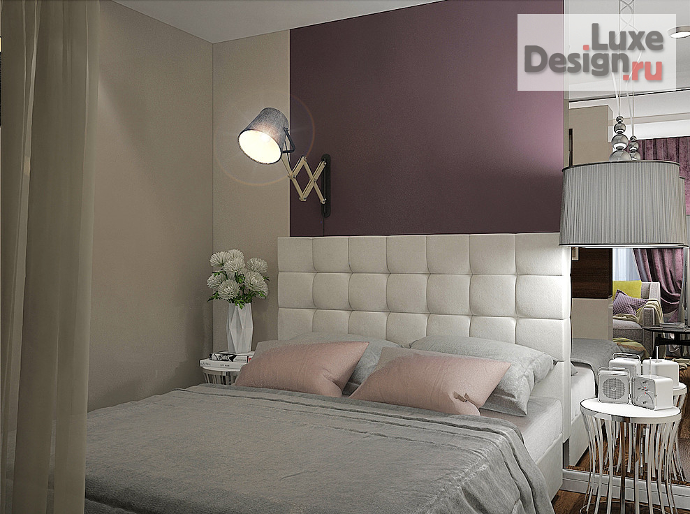 Дизайн интерьера однокомнатной квартиры "Проект однокомнатной квартиры" (фото 2)