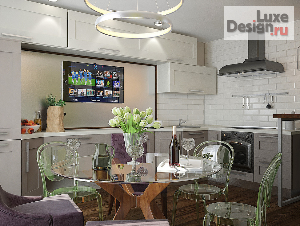 Дизайн интерьера однокомнатной квартиры "Проект однокомнатной квартиры" (фото 1)