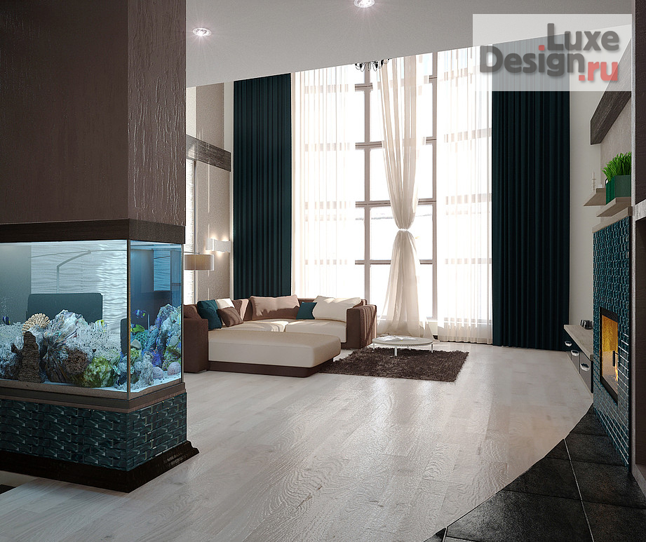 Дизайн интерьера коттеджа "Проект коттеджа 260 кв.м." (фото 1)