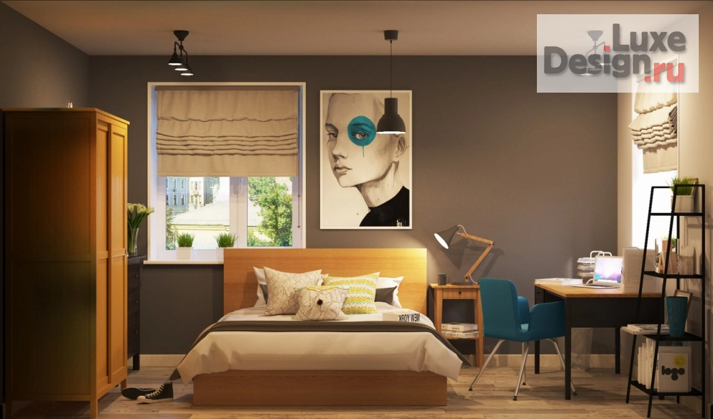 Дизайн интерьера комнаты "Проект спальни" (фото 1)