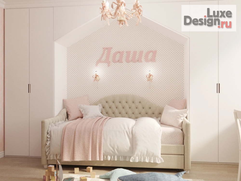 Дизайн интерьера комнаты "Дизайн проект детской комнаты" (фото 2)