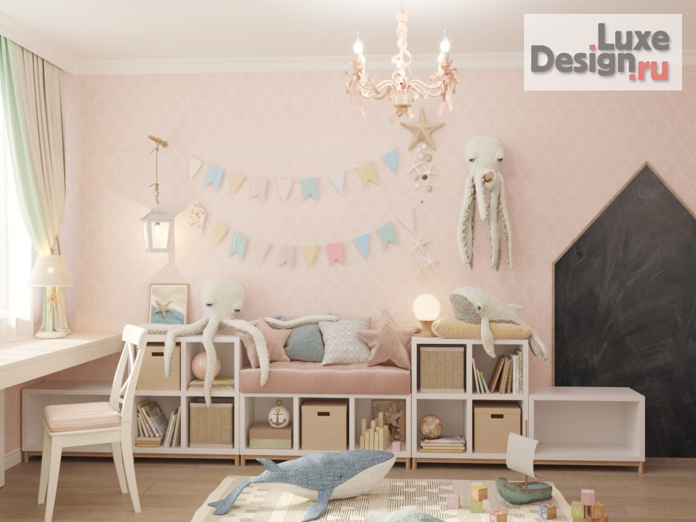 Дизайн интерьера комнаты "Дизайн проект детской комнаты" (фото 3)