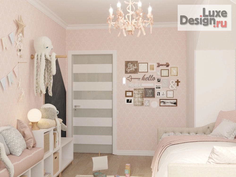 Дизайн интерьера комнаты "Дизайн проект детской комнаты" (фото 4)