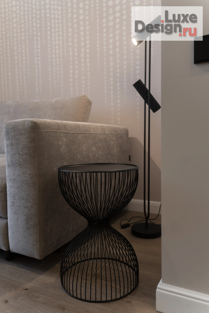 Дизайн интерьера комнаты "Гостиная в проекте квартиры 60 кв.м. ЖК Панорама" (фото 2)